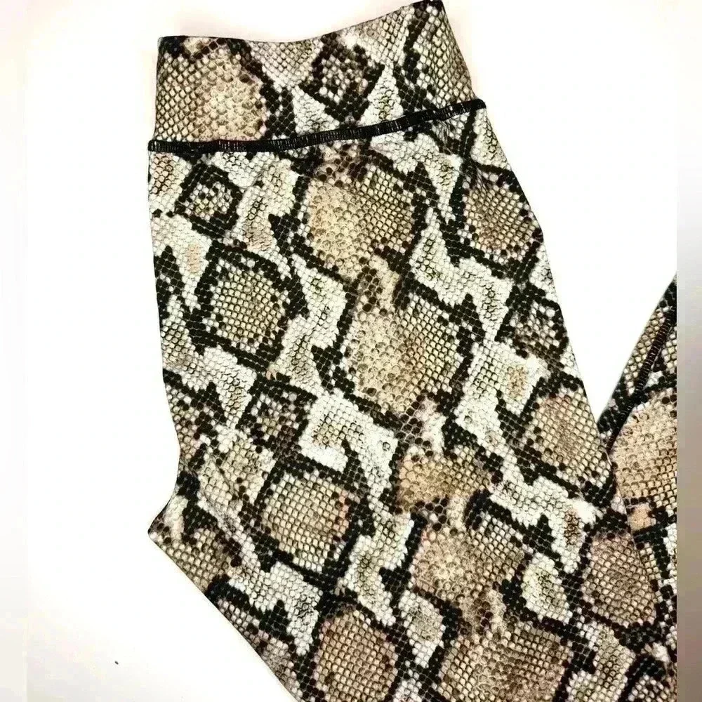 Michael Kors Womens Animal Print Leggings Size XS